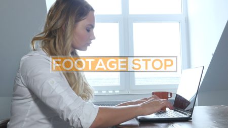 millennial-business-woman-working-stock-footage