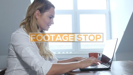 millennial-business-woman-working-stock-footage