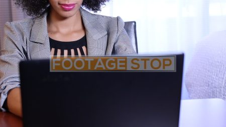 african-american-business-woman-stock-video-footage