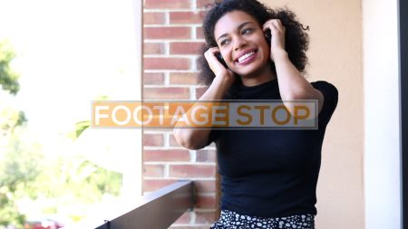 african-american-millennial-woman-stock-video-footage