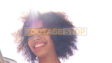 african-american-girl-millennial-woman-stock-footage-video