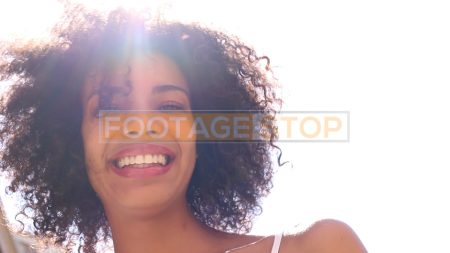 african-american-girl-millennial-woman-stock-footage-video