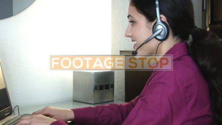 ethnic-middle-eastern-customer-service-woman-stock-video-footage