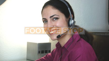 ethnic-middle-eastern-customer-service-woman-stock-video-footage