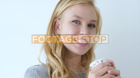 gen-z-cofee-girl-stock-video-footage