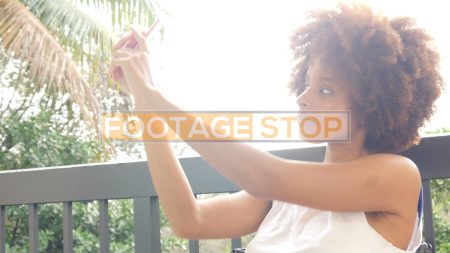 african-american-millenial-woman-stock-footage-video